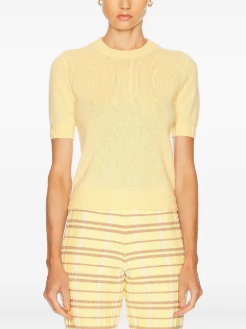 Guest In Residence short-sleeve knitted top