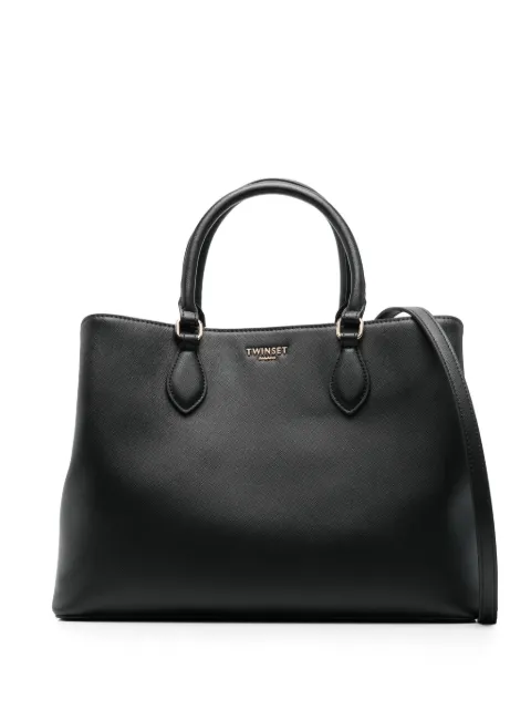 TWINSET logo-plaque tote bag 