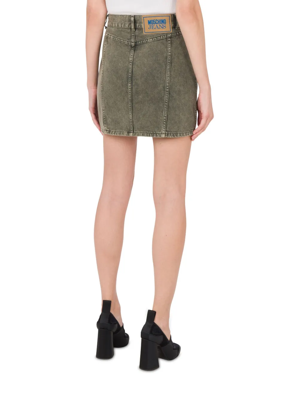 MOSCHINO JEANS DENIM MINI SKIRT 