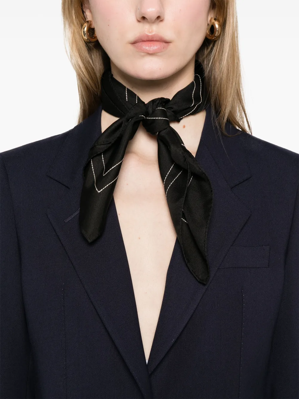 Tagliatore Pak met enkele rij knopen Blauw