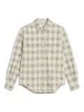 Maison Kitsuné checked shirt - Green