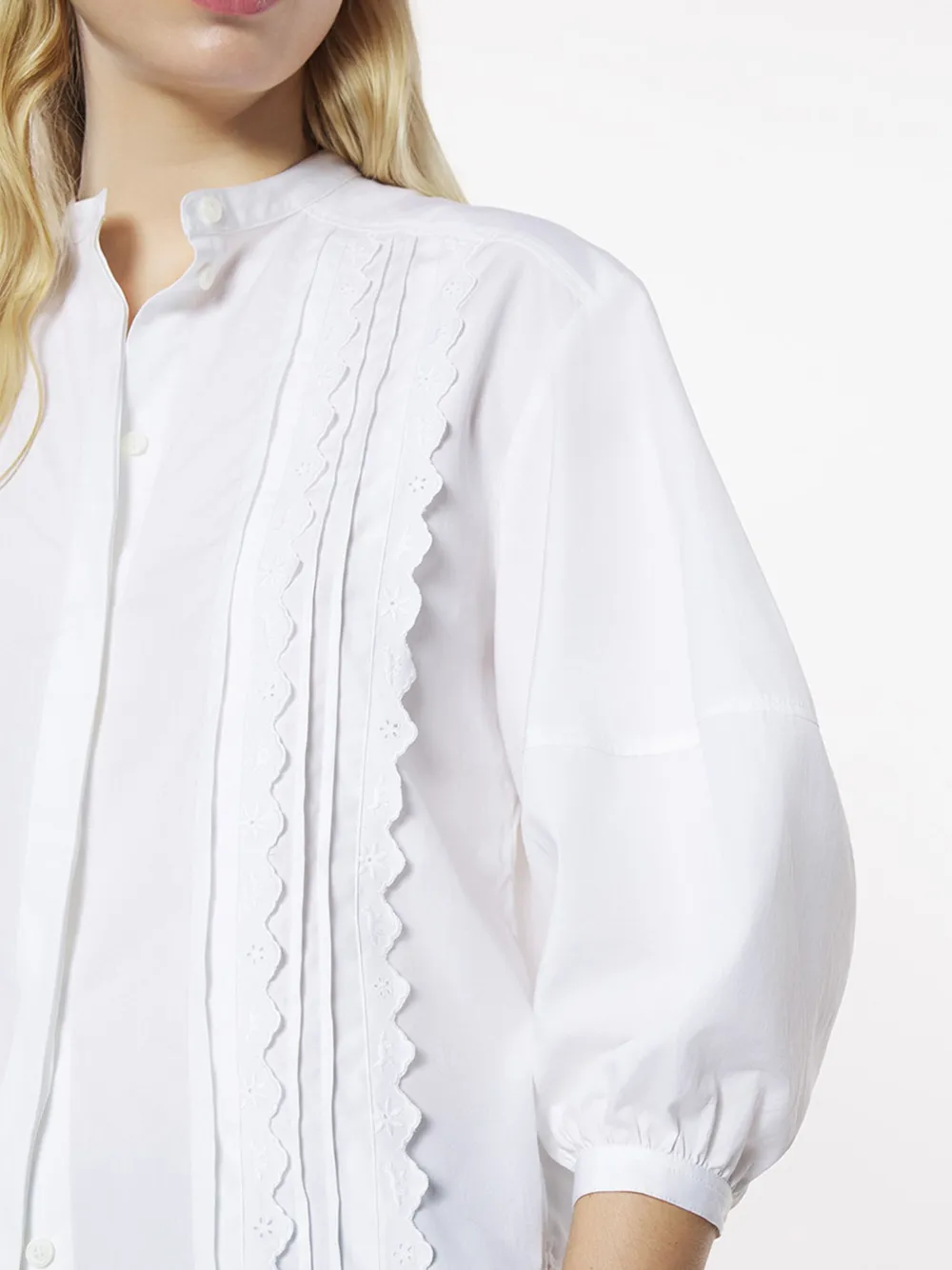 MAISON KITSUNÉ EMBROIDERED SHIRT