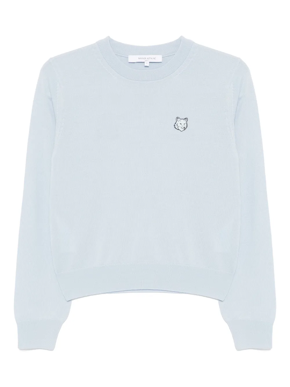 MAISON KITSUNÉ BOLD FOX HEAD PATCH TOP