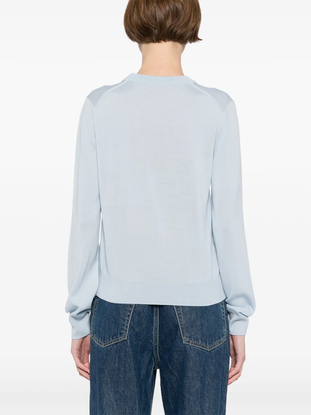 MAISON KITSUNÉ BOLD FOX HEAD PATCH TOP