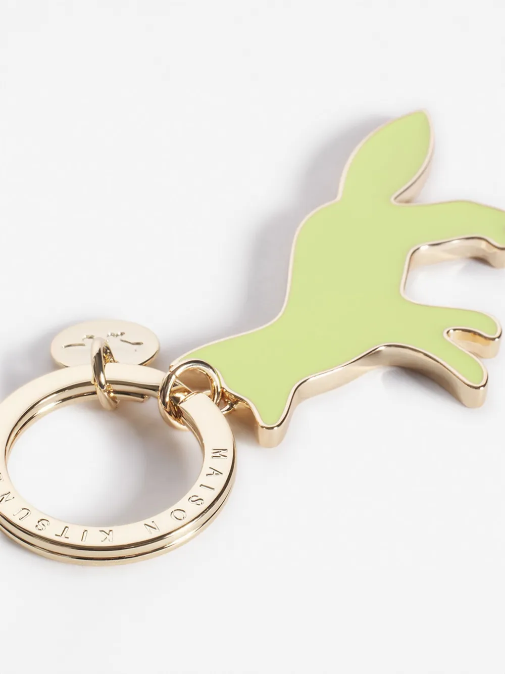 Maison Kitsuné Sleutelhanger met vos Goud