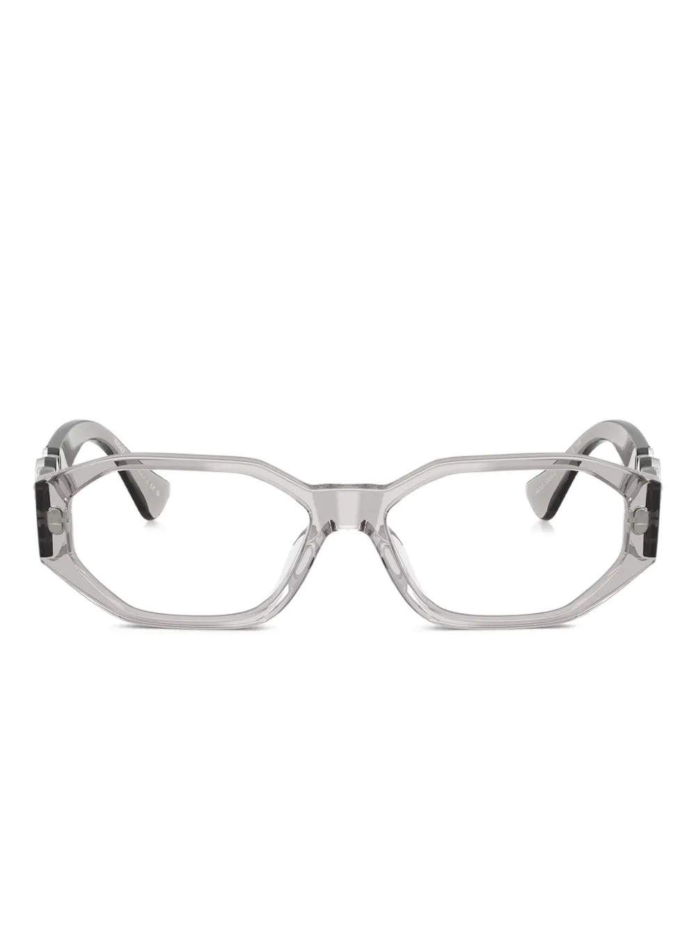 Versace Eyewear lunettes de vue à monture géométrique | gris | Image 1