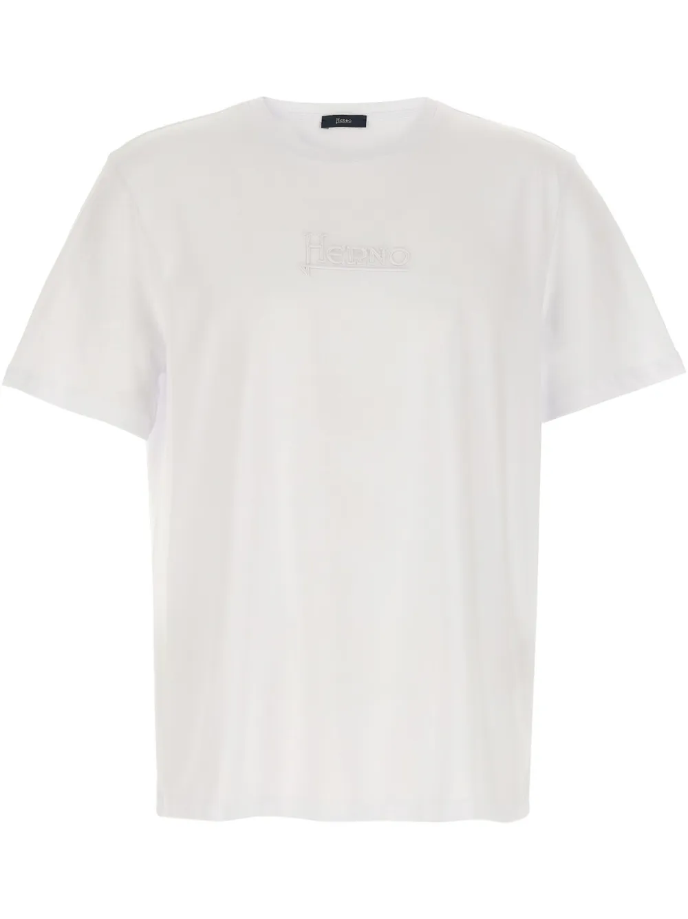 Herno playera con logo bordado | blanco | Image 1