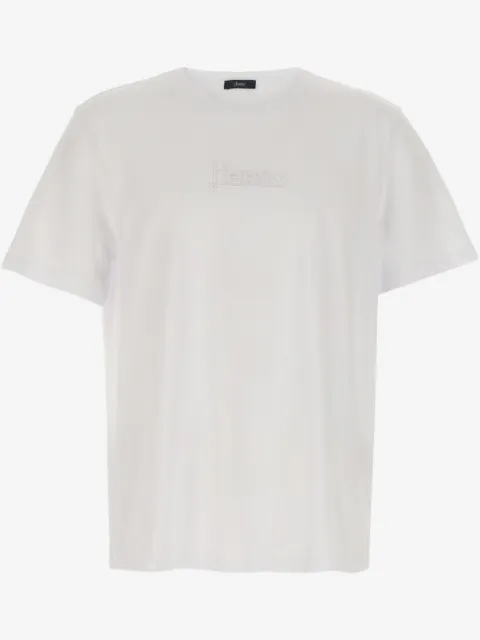 Herno logo-embroidered T-shirt