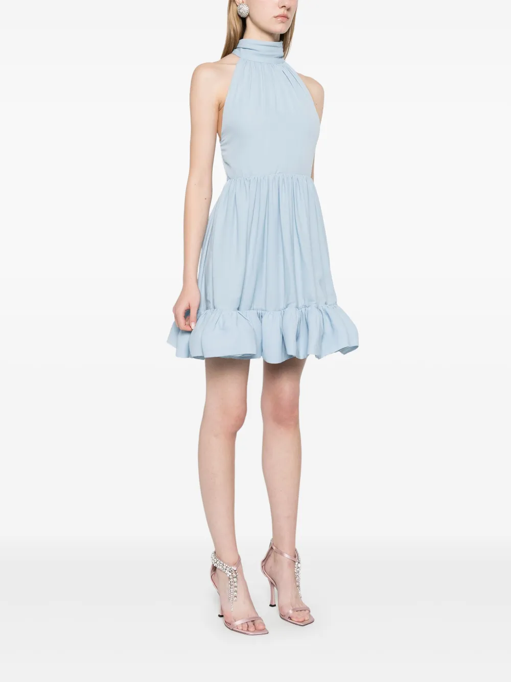 MALINA Fern mini-jurk Blauw
