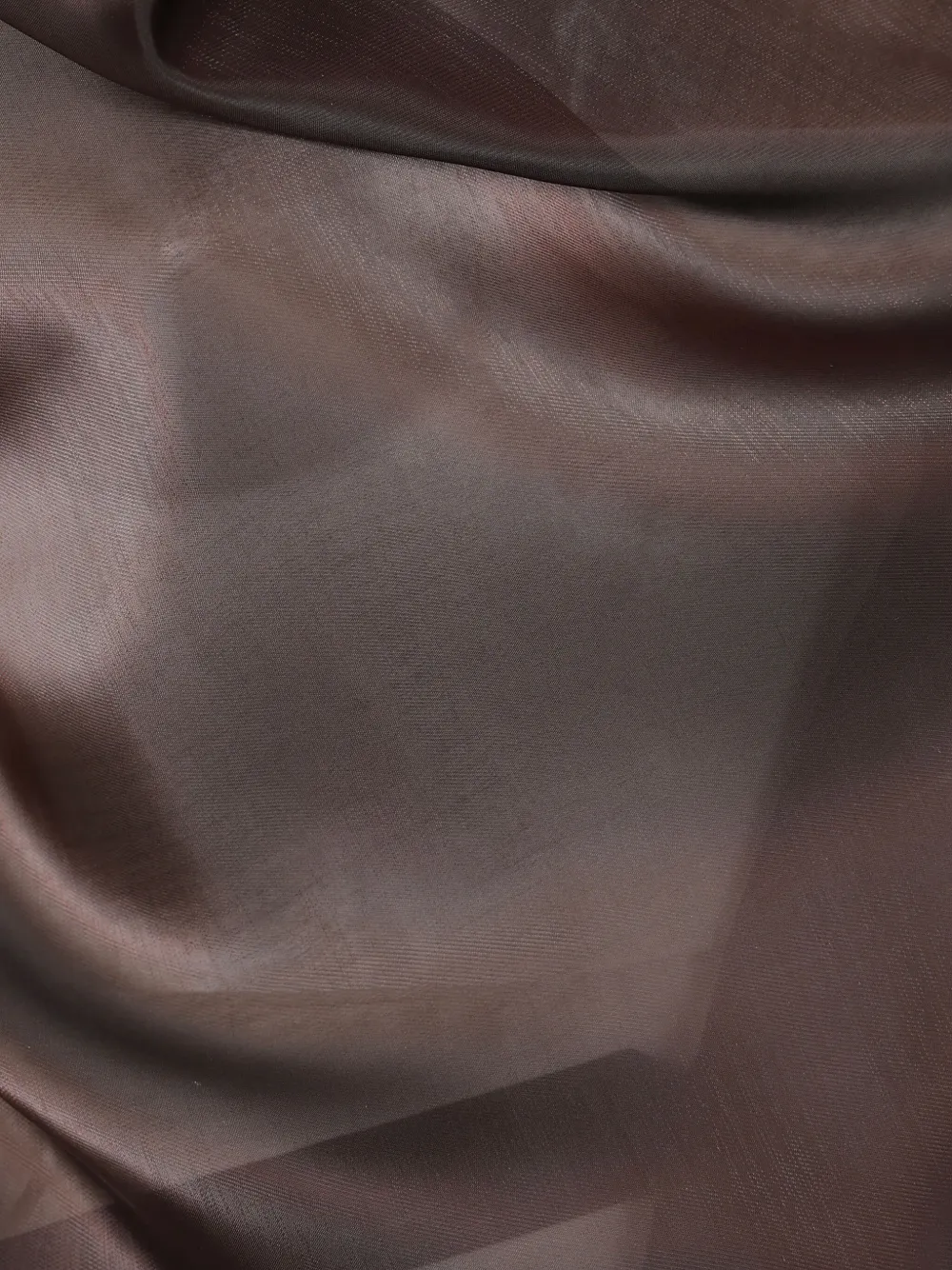 Issey Miyake Gedrapeerde jurk Bruin