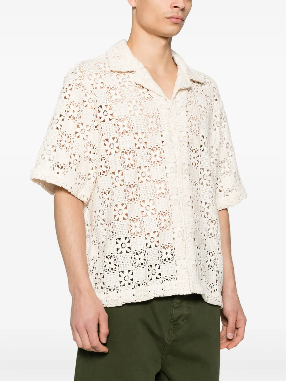 Axel Arigato Eren overhemd Beige