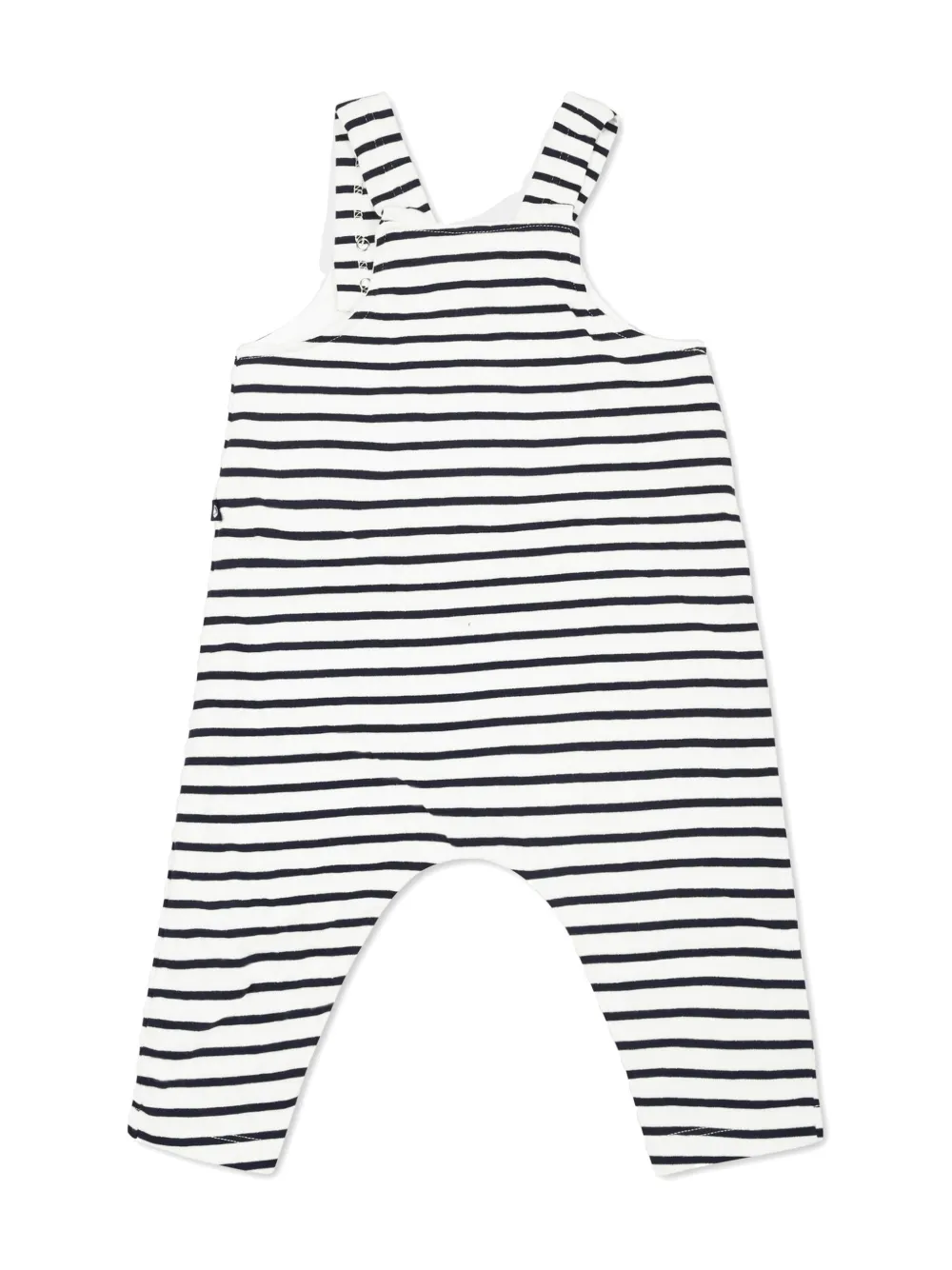 Petit Bateau organic cotton romper (set of two) - Wit