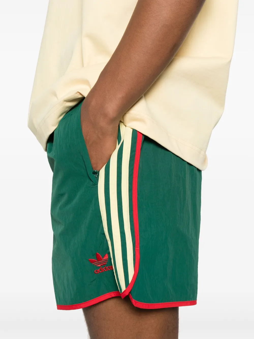 adidas Hardloopshorts met logo Groen