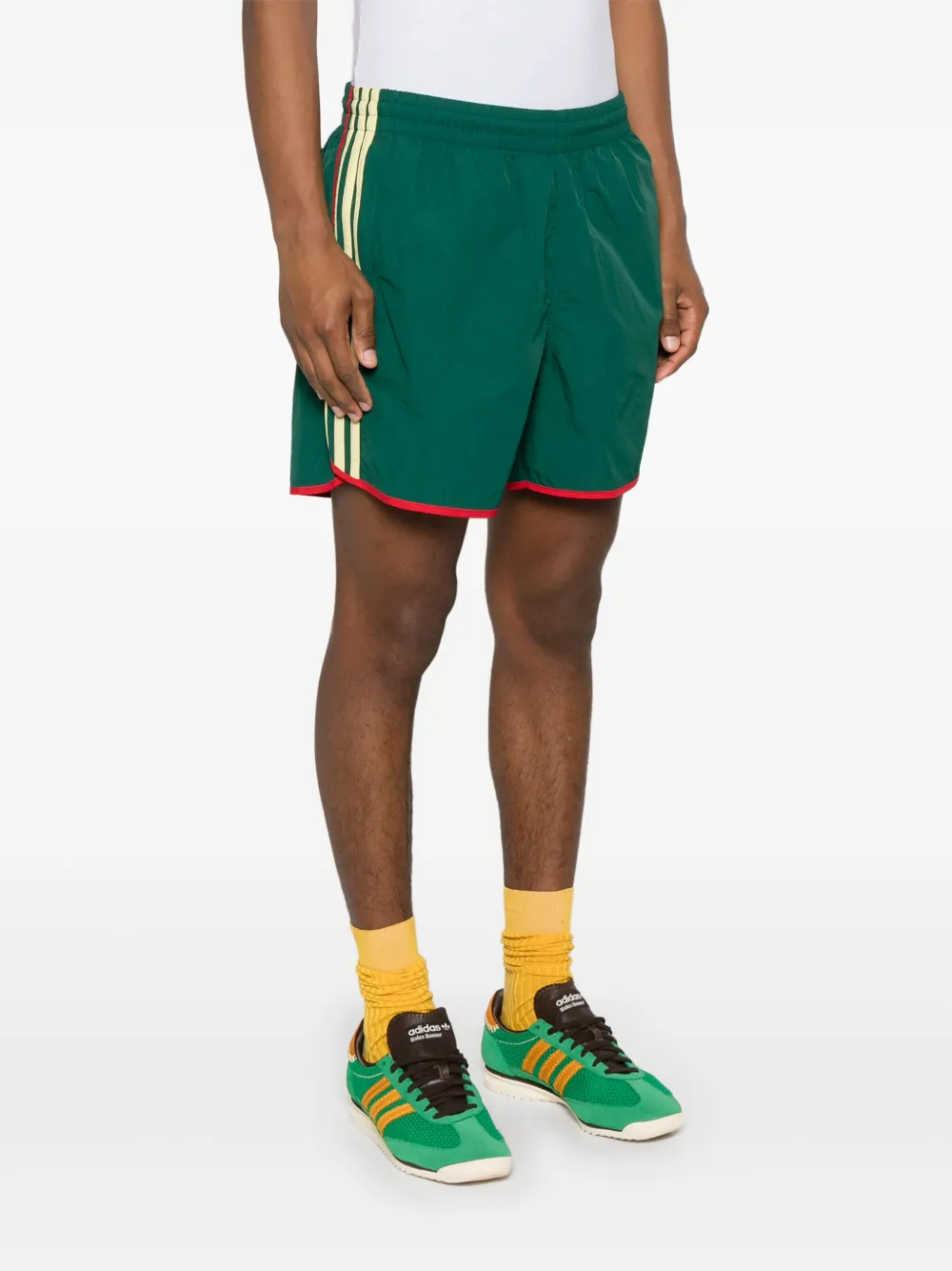 adidas Hardloopshorts met logo Groen
