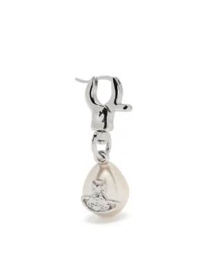Vivienne Westwood Nano Solitaire シングルピアス | シルバートーン