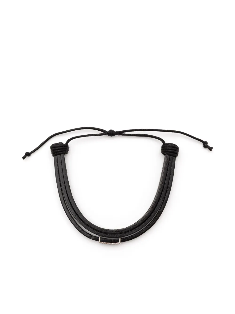 Saint Laurent leather bracelet | Black | Image 1