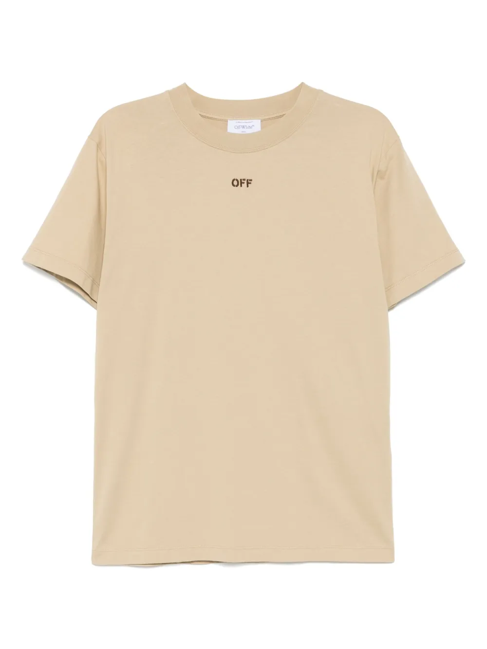 Off-White Stitch Arrow T-shirt Beige