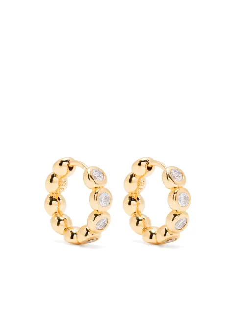 Missoma Tennis small hoop earrings