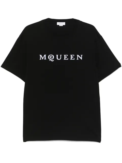 Alexander McQueen تيشيرت بشعار مخيوط