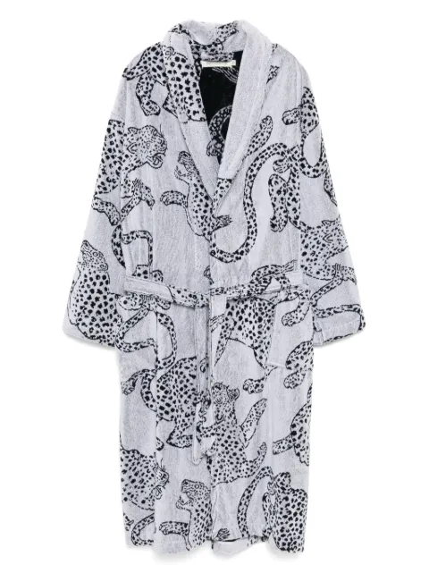 Desmond & Dempsey The Jag Cream towel robe