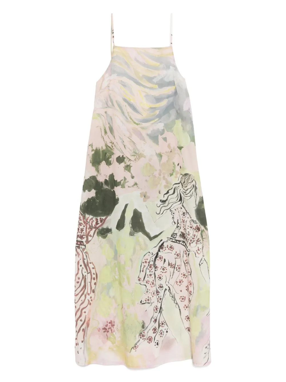 Desmond & Dempsey Dreamland pyjama Roze