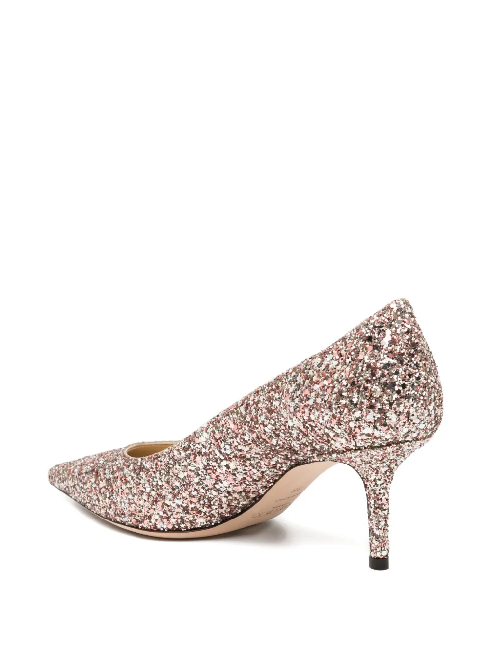 Jimmy Choo 80mm Love glitter pumps Pink