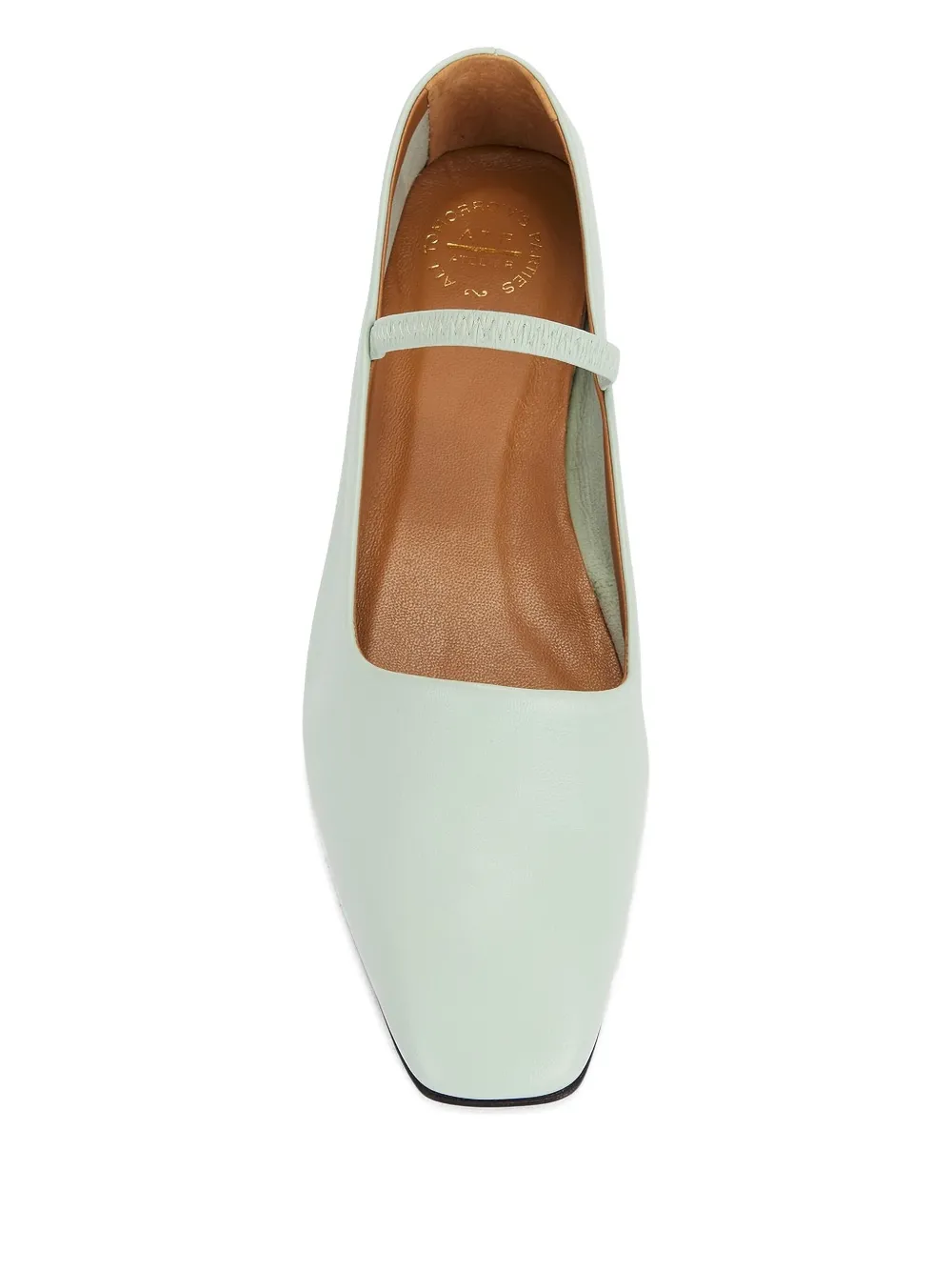 ATP Atelier Petina ankle-strap ballet flats Green