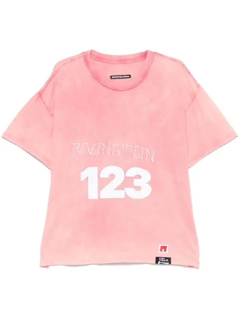 RRR123 logo-embroidered T-shirt