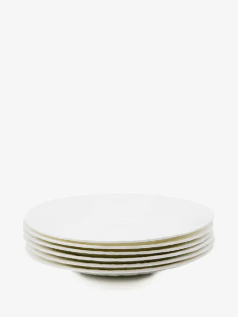 knindustrie Leaves dessert plates (set of six)