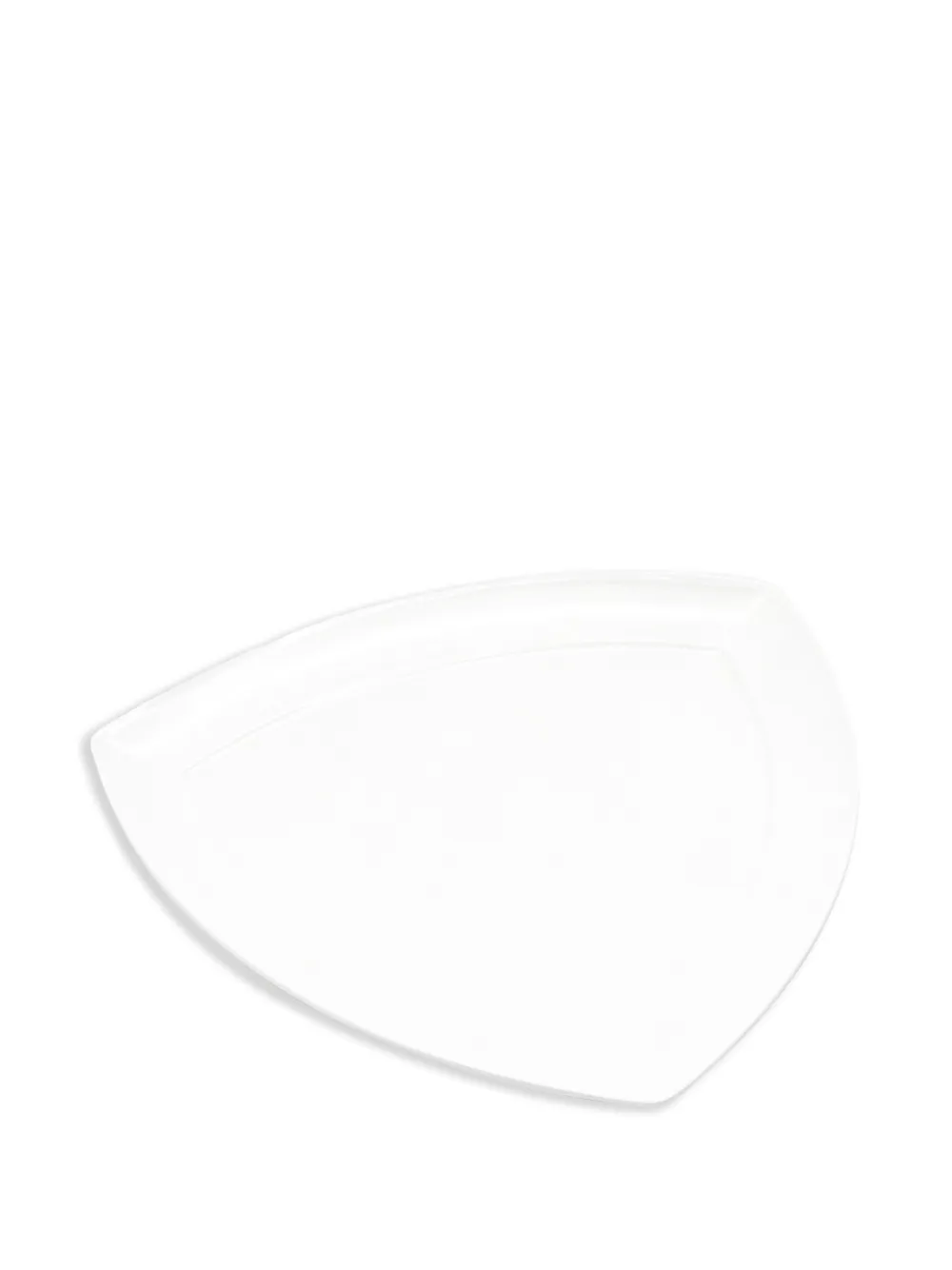 Knindustrie Fusion Triangular Plate (31cm) In White
