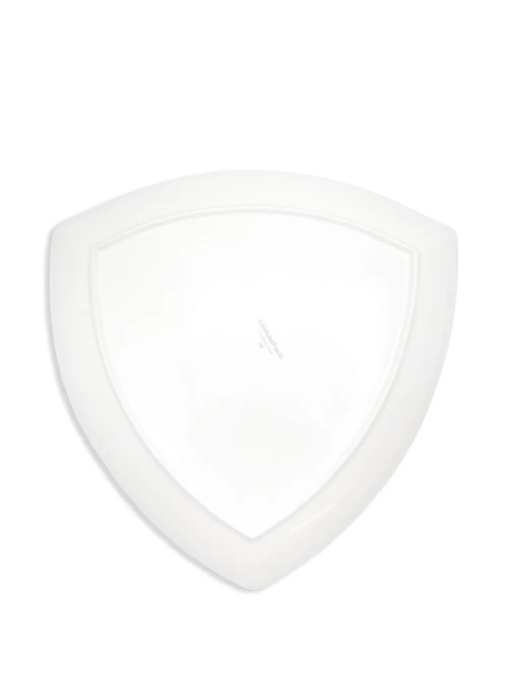 Knindustrie Fusion Triangular Plate (31cm) In White
