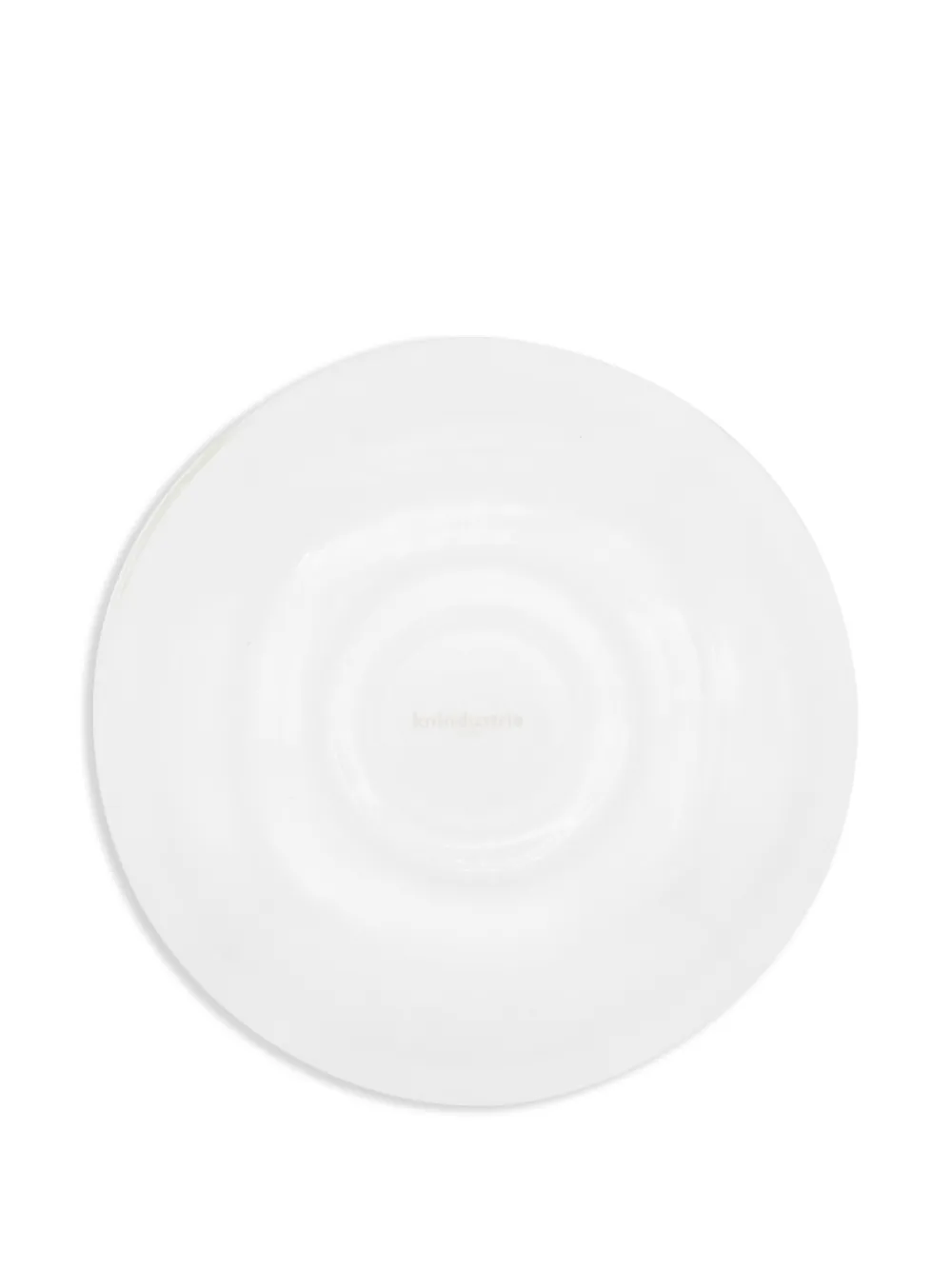 Knindustrie Glass Deep Plates (set Of Four) In White