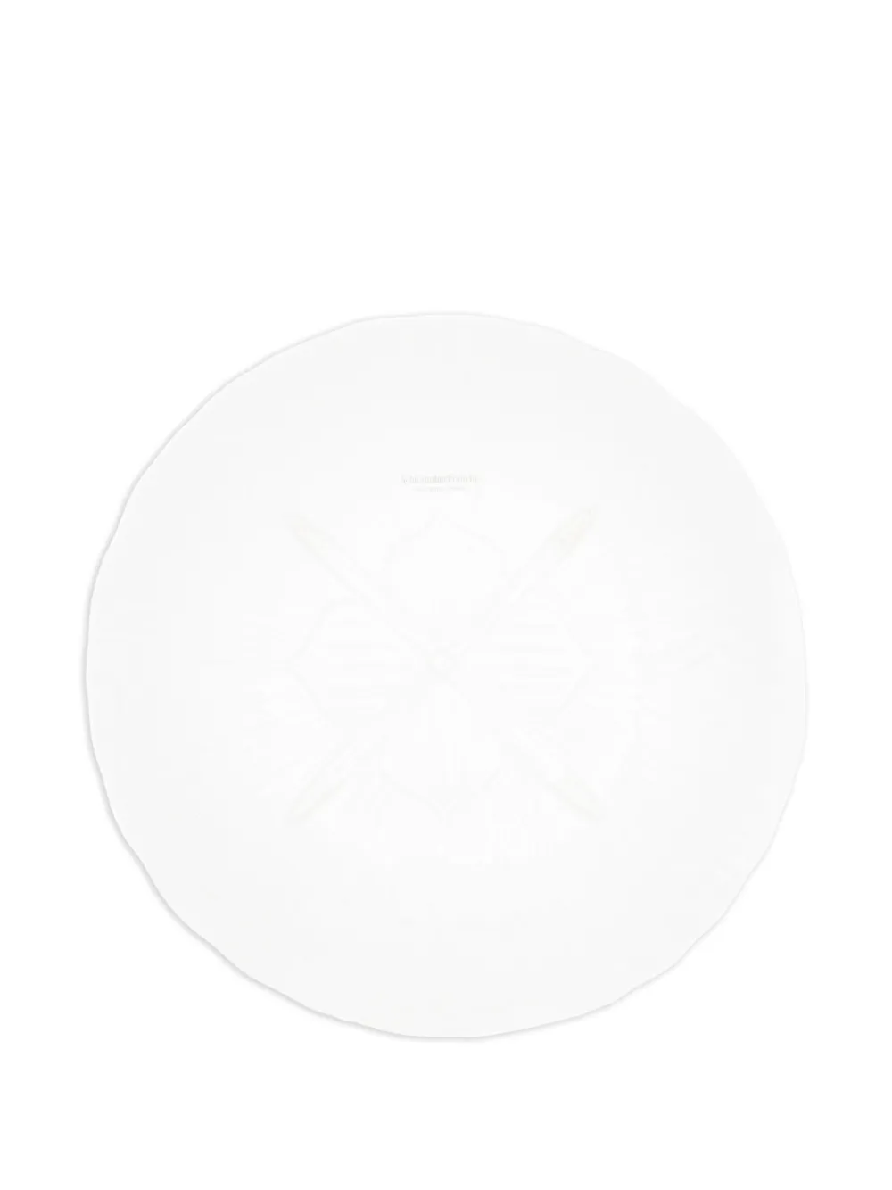 Knindustrie Leaves Plates (set Of Six) In White