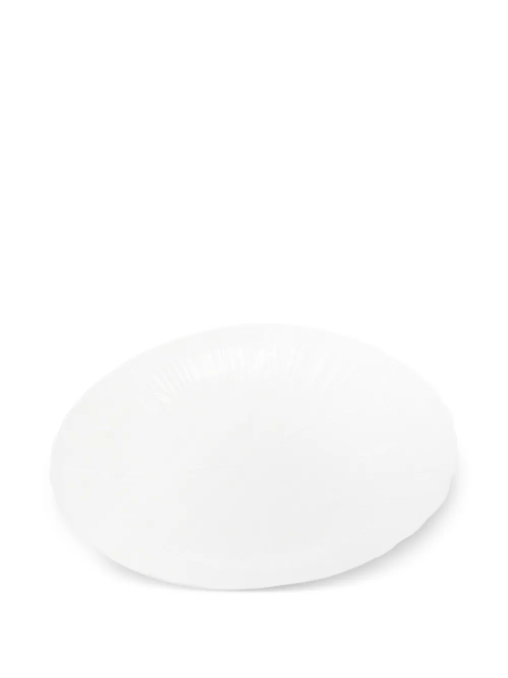Knindustrie Leaves Plates (set Of Six) In White