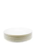 knindustrie Reggia plates (set of six) - White