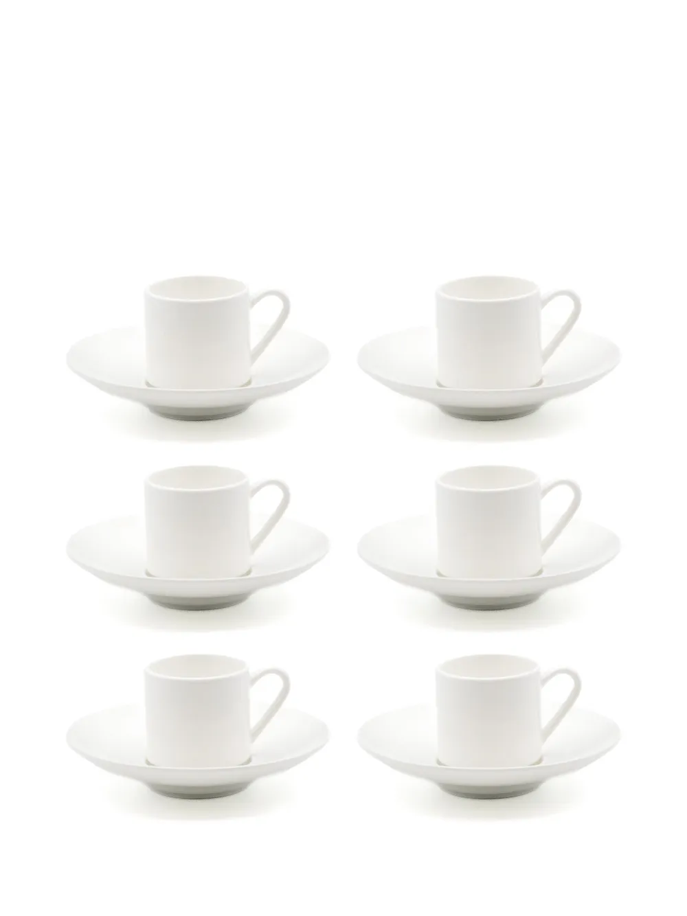 knindustrie Reggia coffee cups (set of six) - ホワイト knindustrie Reggia coffee cups (set of six) - ホワイト