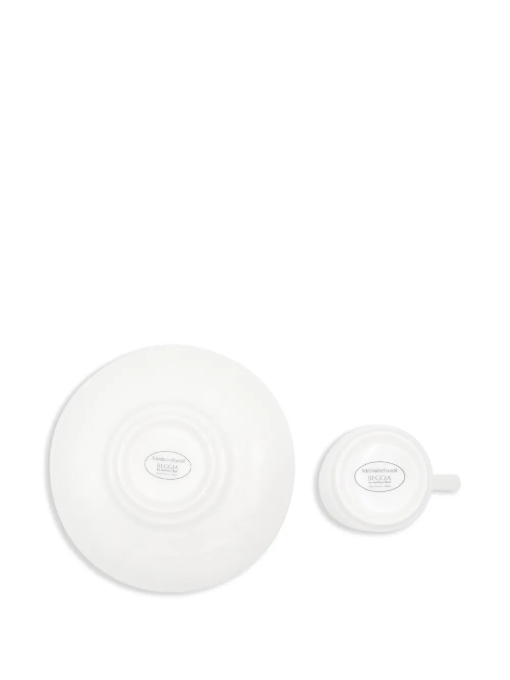 Knindustrie Reggia Coffee Cups (set Of Six) In White