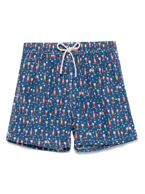 MC2 Saint Barth x Aperol Double Spritz-print swim shorts