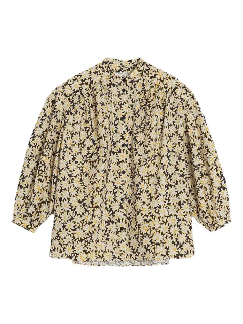 Maison Kitsuné floral-print shirt