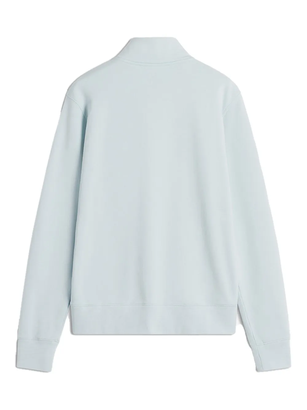 Maison Kitsuné Sweater met vossenpatch Blauw