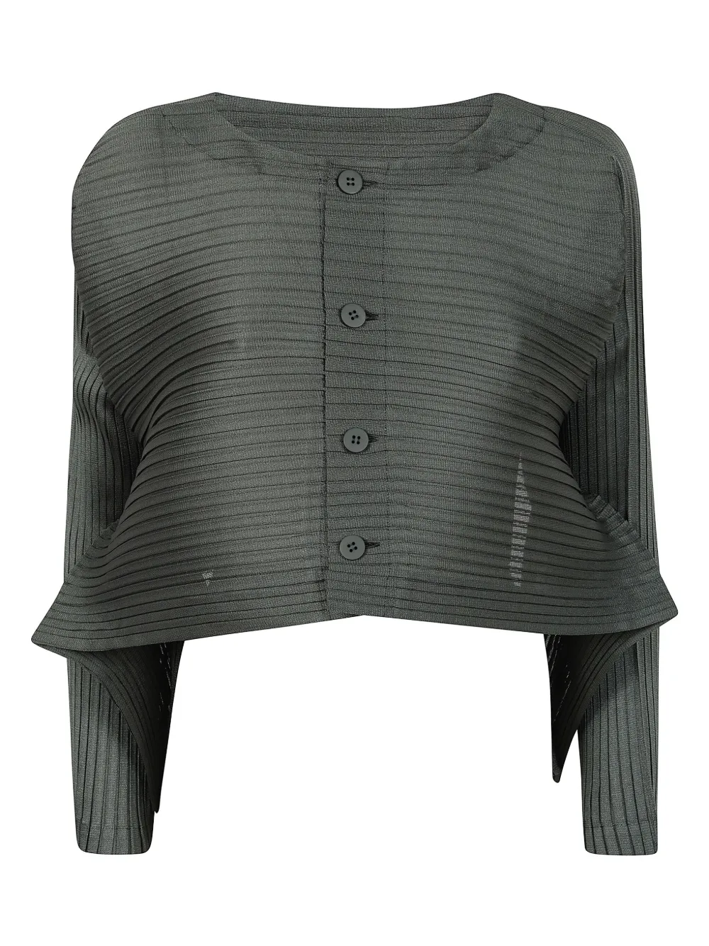Issey Miyake Flared vest Blauw