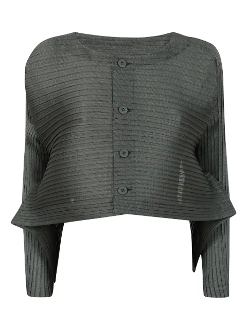 Issey Miyake flared cardigan