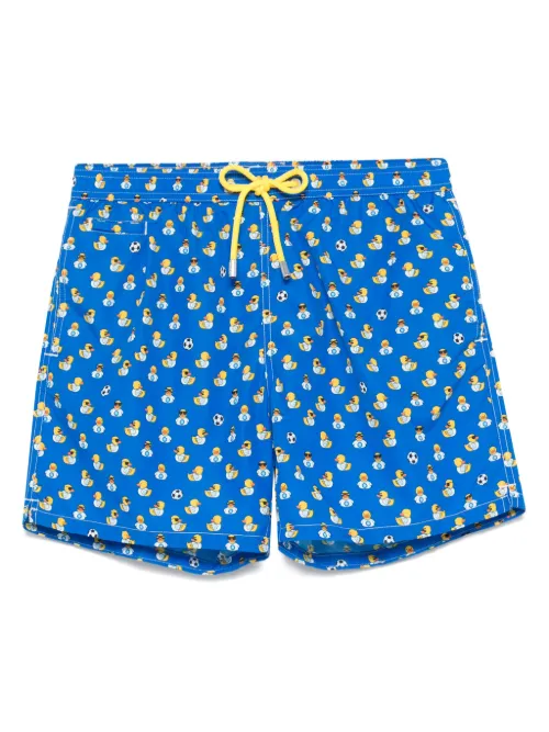X S.S.C. Napoli short de bain à imprimé Ducky Napoli Shades - MC2 Saint Barth - Modalova