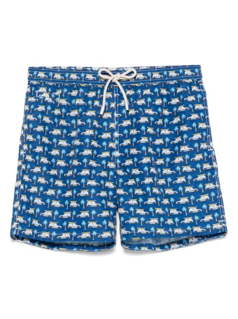 MC2 Saint Barth x Panda Panda Vojage-print swim shorts