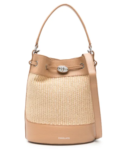 Zanellato small Monda Vimini bucket bag