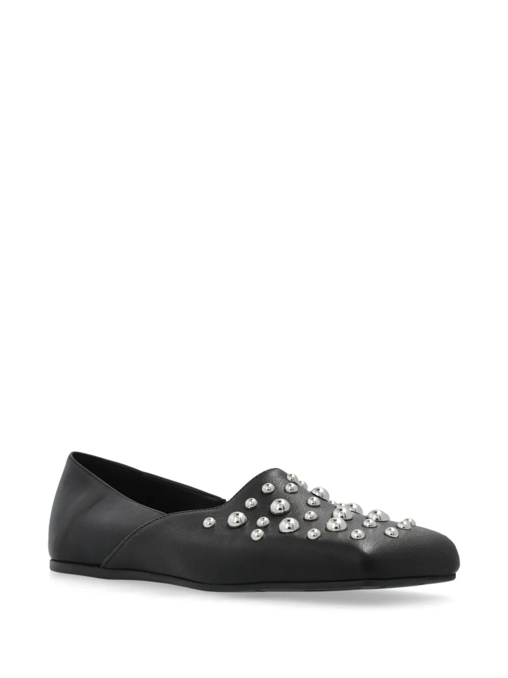 Vic Matie stud-embellished ballerinas Black