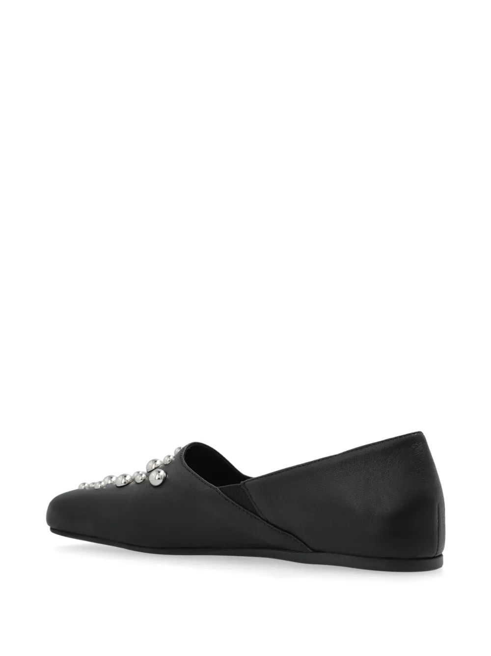 Vic Matie stud-embellished ballerinas Black