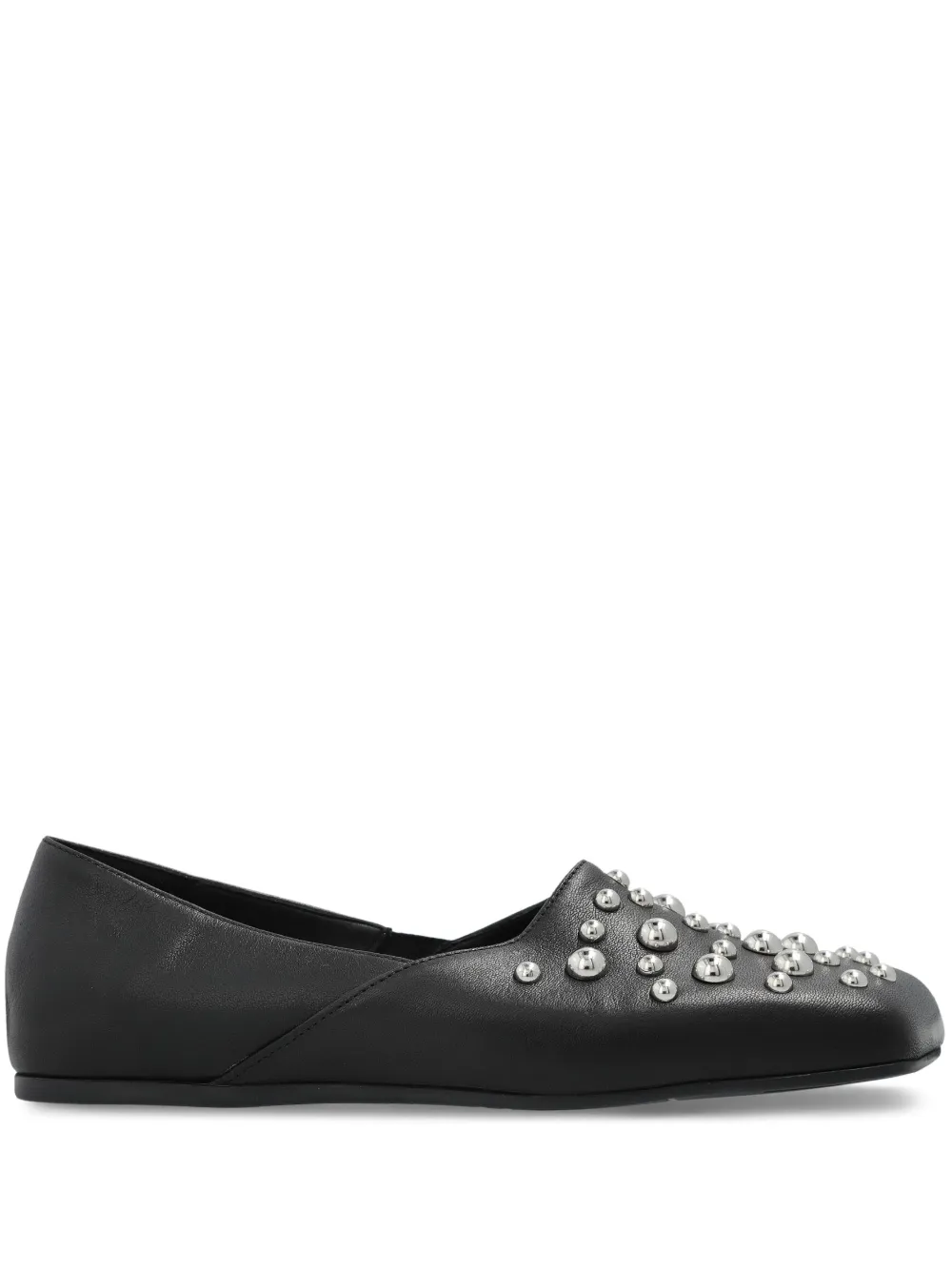 Vic Matie stud-embellished ballerinas Black