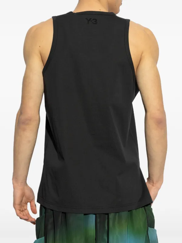 Y-3 ブラック タンクトップ S/P Y-3 ワイスリー タンクトップ/Y-3 RUNNING TANK TOP メンズ | メンズ