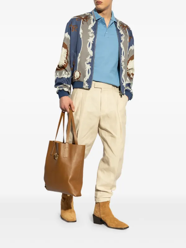 Versace メドゥーサ ポロシャツ | ブルー | FARFETCH JP